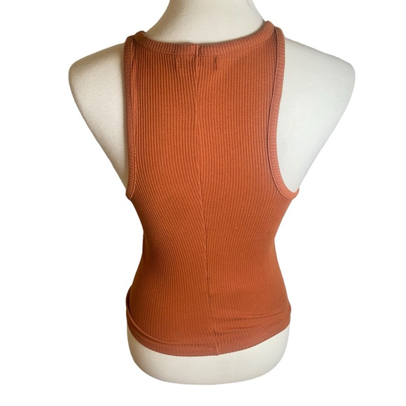 J. Crew Ribbed Racerback Tank Top - Picture 2 of 3
